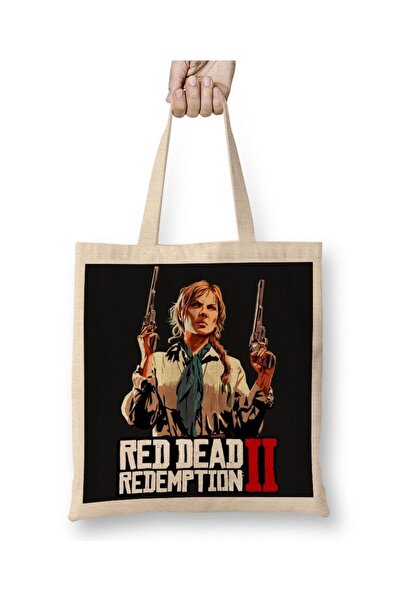 Baskı Dükkanı Red Dead Redemption 2 Sadie Adler odeća Torba duga Sa ručkom