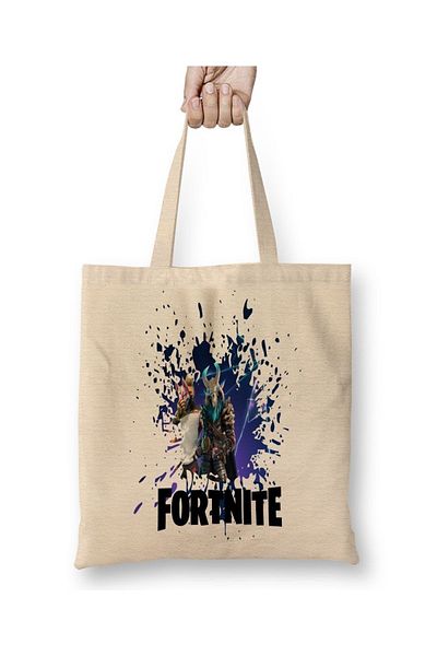 Baskı Dükkanı Fortnite 4 υφασμάτινη τσάντα με μακριά λαβή