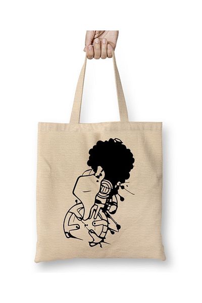 Baskı Dükkanı Geantă din pânză Usopp One Piece cu mâner lung