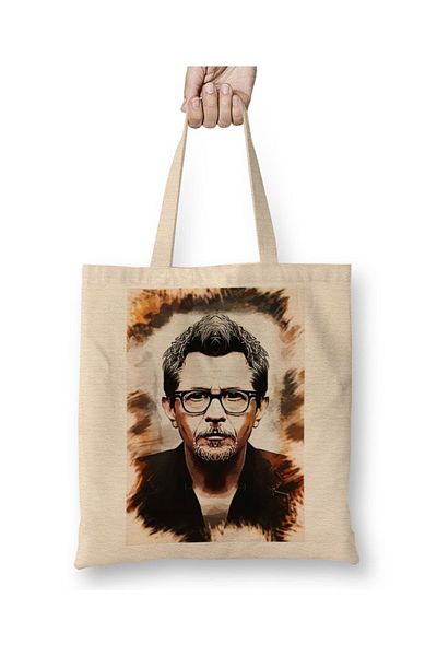 Baskı Dükkanı Υφασμάτινη τσάντα Gary Oldman με μακριά λαβή