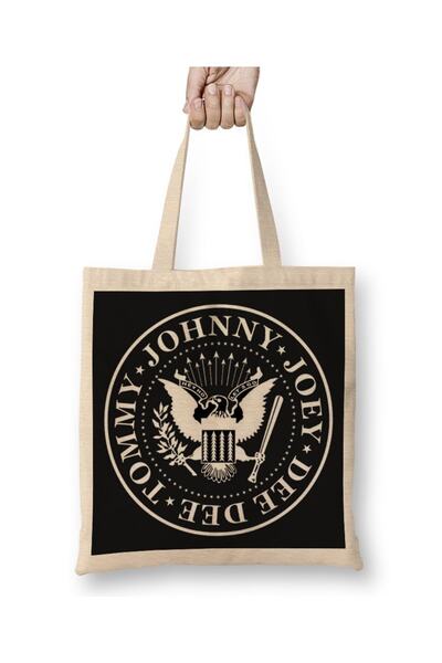 Baskı Dükkanı Ramones 2 Tkanina Torba Duga Sa ručkom