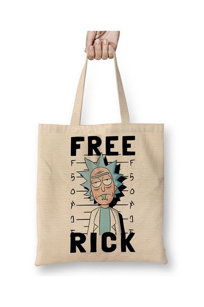 Baskı Dükkanı Geantă Rick Tote gratuită cu mâner lung