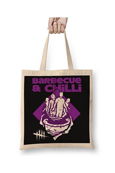 Baskı Dükkanı Dead By Daylight Barbecue And Chilli Cloth Torba Long Sa ručkom