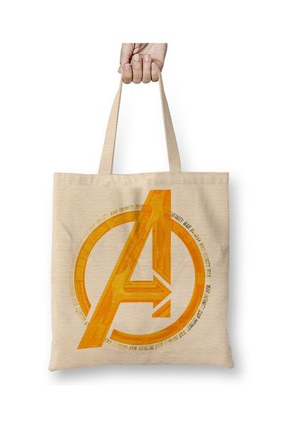 Baskı Dükkanı Υφασμάτινη τσάντα A De Avengers με μακριά λαβή