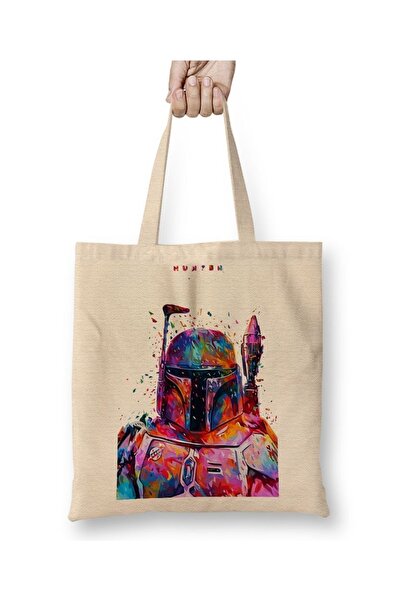 Baskı Dükkanı Hunter Star Wars tkanina Torba duga Sa ručkom