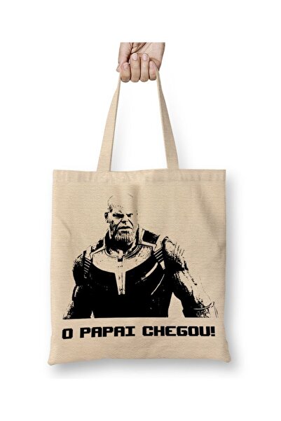 Baskı Dükkanı Thanos 02 Tkanina Torba Dugačka Sa ručkom