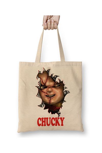 Baskı Dükkanı Τσάντα Chucky Horror με μακριά λαβή