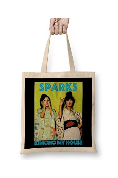 Baskı Dükkanı Kimono Sparks My House Cloth Torba Dugačak Sa ručkom
