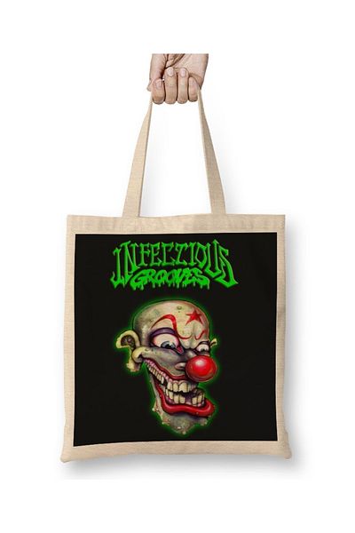 Baskı Dükkanı Infectious Grooves Groove Family Cyco υφασμάτινη τσάντα με μακριά λαβή