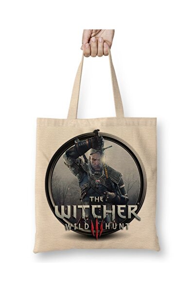 Baskı Dükkanı Geralt Vješticin odjevni predmet Torba dug Sa ručkom