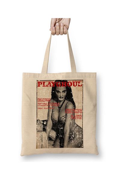 Baskı Dükkanı Υφασμάτινη τσάντα Playghoul με μακριά λαβή