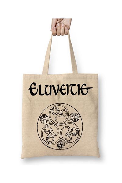 Baskı Dükkanı Eluveitie Korpiklaani Ensiferum Finntroll Arkona Trollfest Wintersun υφασμάτινη τσάντα με μακριά λαβή