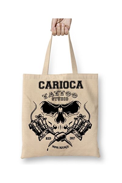 Baskı Dükkanı Oficialna tkanina za tetoviranje Carioca Studio Torba duga Sa r...