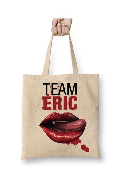 Baskı Dükkanı True Blood tim Erik, tkanina Torba duga Sa ručkom