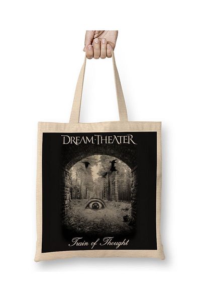 Baskı Dükkanı Dream Theater Trenul Gândirii Geantă din pânză cu mâner lung
