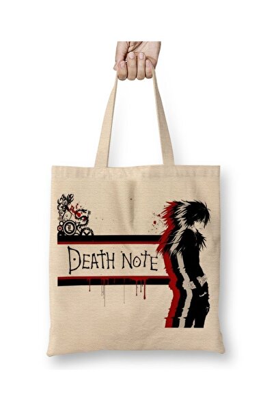 Baskı Dükkanı Anime Death Note tkanina Torba duga Sa ručkom
