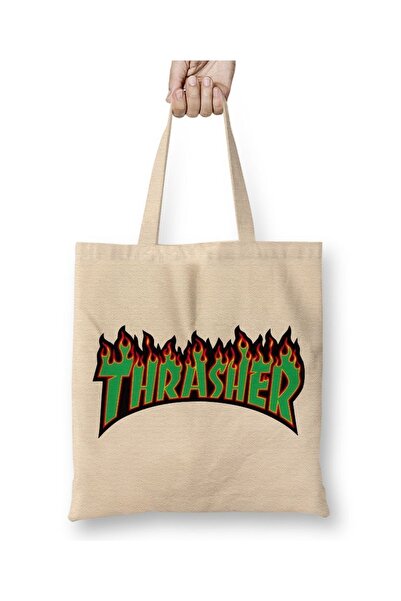 Baskı Dükkanı Thrasher 01 Tkanina Torba Duga Sa ručkom