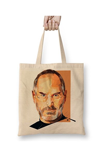 Baskı Dükkanı Steve Jobs tkanina Torba duga Sa ručkom