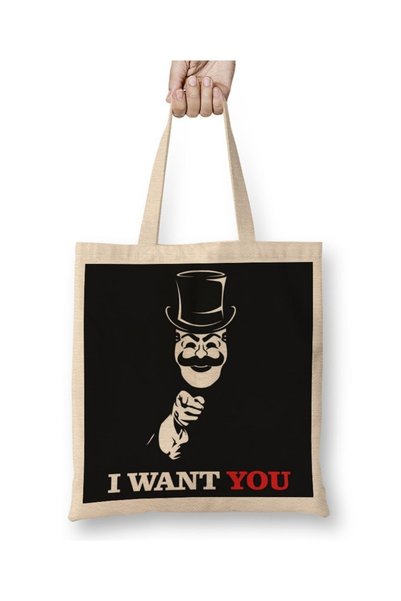 Baskı Dükkanı Fsociety I What You Cloth Torba Long Sa ručkom