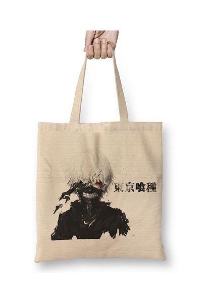 Baskı Dükkanı Υφασμάτινη τσάντα Tokyo Ghoul με μακριά λαβή