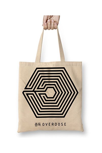 Baskı Dükkanı Exo Overdose 3 Tkanina Torba Duga Sa ručkom
