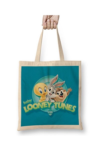 Baskı Dükkanı Looney Tunes tkanina Torba duga Sa ručkom