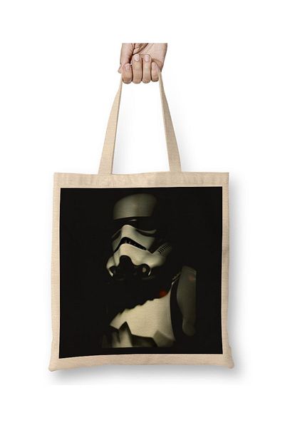 Baskı Dükkanı Stormtrooper 01 υφασμάτινη τσάντα με μακριά λαβή