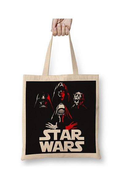 Baskı Dükkanı Star Wars 02 υφασμάτινη τσάντα με μακριά λαβή