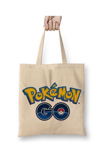 Baskı Dükkanı Pokemon Go υφασμάτινη τσάντα με μακριά λαβή