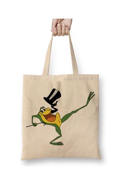Baskı Dükkanı Looney Tunes Magician Frog Cloth Torba Long Sa ručkom