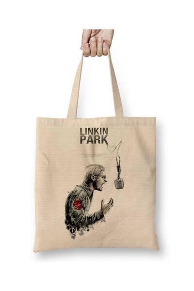 Baskı Dükkanı Linkin Park tkanina Torba duga Sa ručkom