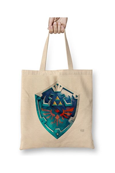 Baskı Dükkanı Zelda štit od tkanine Torba dug Sa ručkom