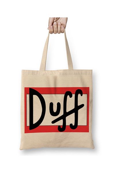 Baskı Dükkanı Υφασμάτινη τσάντα Duff με μακριά λαβή