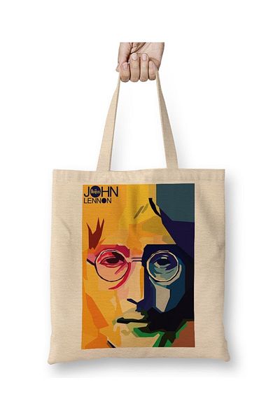 Baskı Dükkanı John Lennon υφασμάτινη τσάντα με μακριά λαβή