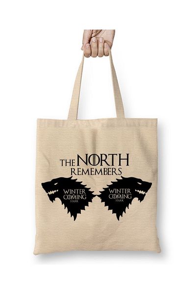 Baskı Dükkanı Game Of Thrones 09 υφασμάτινη τσάντα με μακριά λαβή