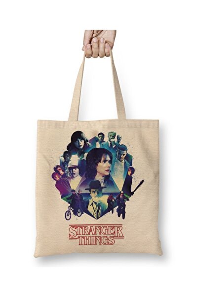 Baskı Dükkanı Stranger Things 3 Tkanina Torba Duga Sa ručkom