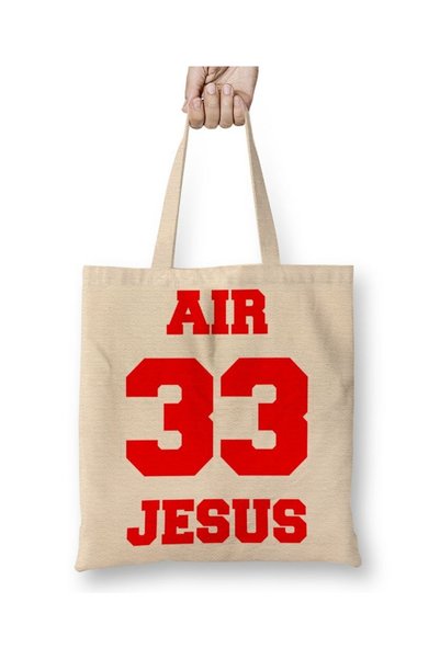 Baskı Dükkanı Air Jesus 03 Tkanina Torba Duga Sa ručkom
