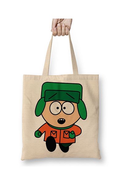 Baskı Dükkanı South Park Eric Cartman 08 Geantă tote cu mâner lung