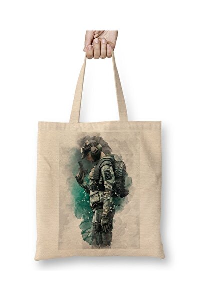 Baskı Dükkanı Rainbow Six Siege Ela Cloth Torba Duga Sa ručkom