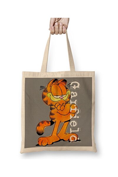 Baskı Dükkanı Garfield tkanina Torba duga Sa ručkom