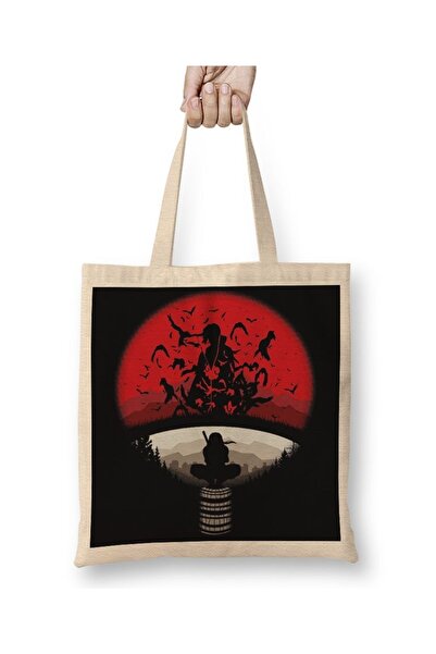 Baskı Dükkanı حقيبة يد ايتاشي اوتشيها ناروتو شيبودن بمقبض طويل