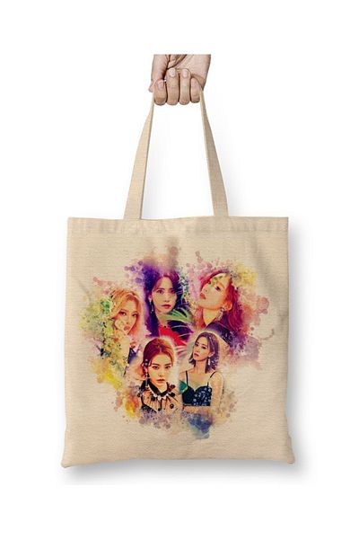 Baskı Dükkanı Υφασμάτινη τσάντα Girls' Generation με μακριά λαβή