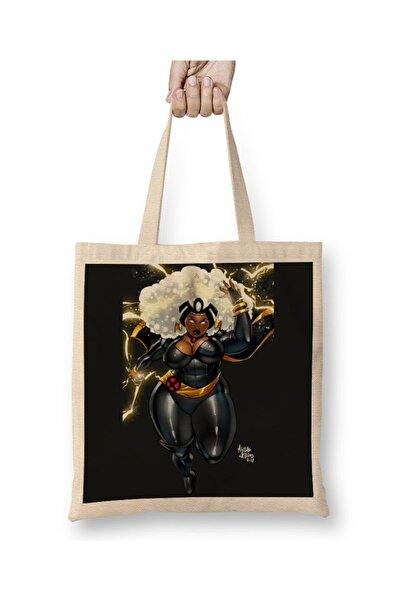 Baskı Dükkanı X Men Storm Cloth Torba Duga Sa ručkom