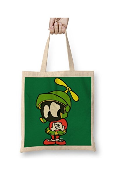 Baskı Dükkanı Looney Tunes Marvin Marsovac Tkanina Torba Duga Sa ručkom