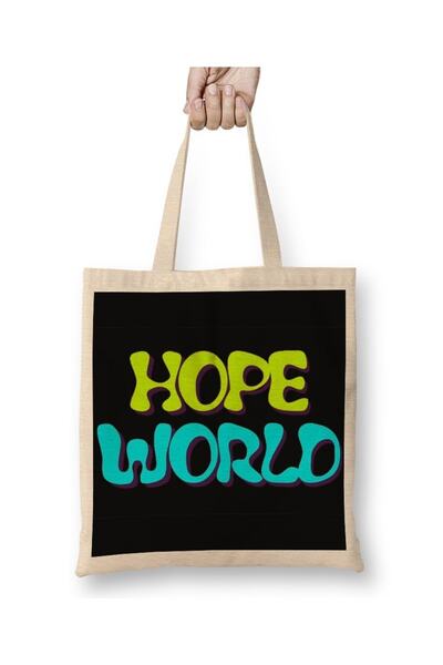 Baskı Dükkanı Jhope Hope World Baseball Košarkaška Tkanina Torba Duga Sa ručkom