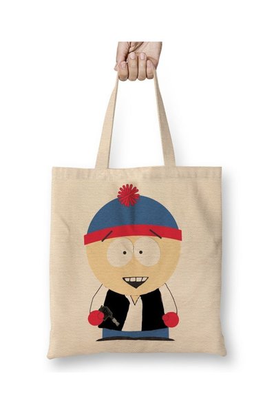 Baskı Dükkanı South Park Eric Cartman tkanina Torba duga Sa ručkom