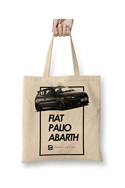 Baskı Dükkanı Fiat Palio Abarth tkanina u trkačkom stilu Torba duga Sa ručkom
