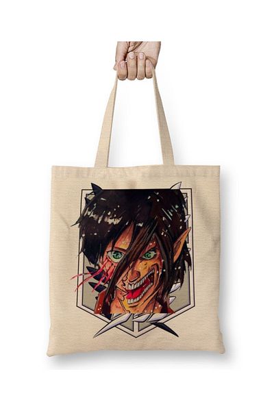 Baskı Dükkanı Attack On Titan Arin Attack On Titan υφασμάτινη τσάντα με μακριά λαβή