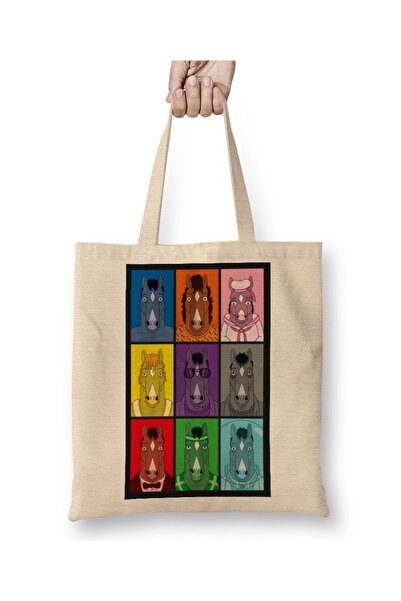 Baskı Dükkanı حقيبة يد بوجاك هورسمان 01 بمقبض طويل