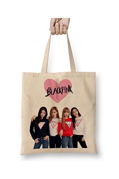 Baskı Dükkanı Blackpink tkanina Torba duga Sa ručkom